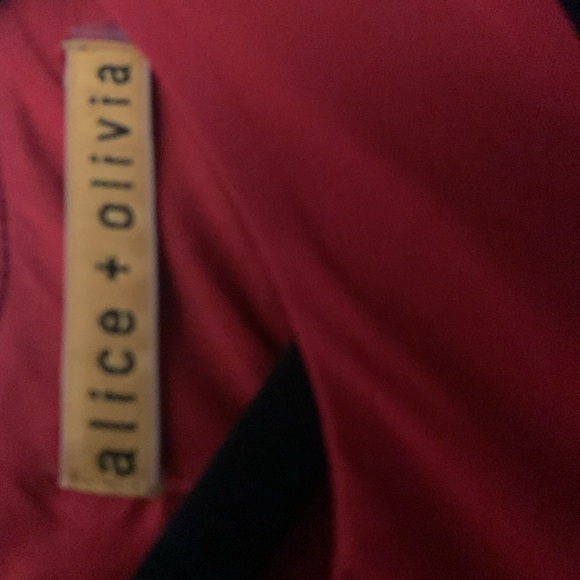 Alice & Olivia Red Sleeveless Mini Dress - Picture 3 of 6